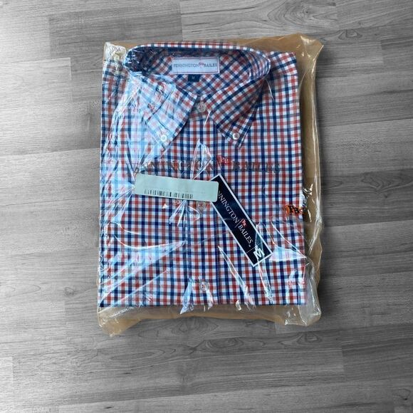 Pennington Bailes Other - Men’s Pennington Bailes Long Sleeve Plaid Shirt NWT Size Medium